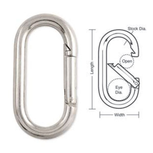 Lucky Line A541 Oval Interlocking Snaps