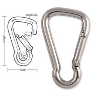 Lucky Line A552L Stainless Interlocking Snaps with Round Edge