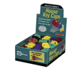 Lucky Line Products 16200 House Key Caps, Assorted Colors 100/Box