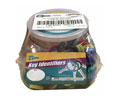 Lucky Line 16425 Small Key Identifier, Vinyl, 200/Small Jar, Assorted Colors