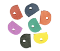 Lucky Line Products 16500 Key Caps, Assorted Colors 200/Box