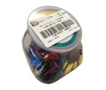 Lucky Line 16525 Key Cap, Vinyl, 200/Small Jar, Assorted Colors