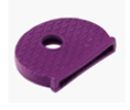 Lucky Line Products 16565 Key Caps, Dark Purple 50/PK