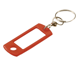 Lucky Line Products 16800 Key Tag with Swivel Ring, 200/Box, Asst