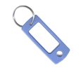 Lucky Line Products 16930 Key Tag with Ring, Blue 50/PK