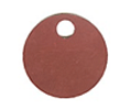Lucky Line Products 25670 Aluminum Tags 1-1/4", 100/Box, Red