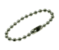 Lucky Line Products 31400 Ball Chain, Nickel-Plated Steel, 100/pk