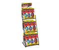 Lucky Line Products 34448 Remote Skin, Asst, 3-Tier Wire Rack Display, 36 pcs