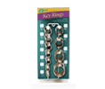 Lucky Line Products 36500 Split Key Ring Display, 365 pcs
