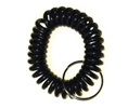 Lucky Line Products 41020 Wrist Coil Key Chain Black 10pk