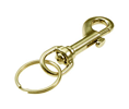 Lucky Line Products 45001 Brass Bolt Snap Key Holder