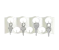 Lucky Line Products 60700 Wavy Key Rack