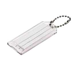Lucky Line Products 90101 Large Key Tag, Ball Chain, 1/pk