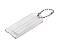Lucky Line Products 90101 Large Key Tag, Ball Chain, 1/pk
