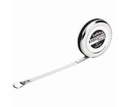 Lufkin 182-W606P Executive® Diameter Pocket Measuring Tapes, 1/4 in x 6 ft, A18 Blade