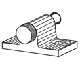Mag 8753-AL Sliding Door Screw Lock 