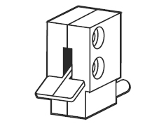 Mag 8755-AL Sliding Door Lock 