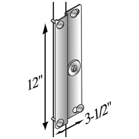 Mag 8854-AL 12" Removable Outswing Latch Guard 