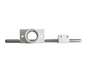 Major 5002-1-9W Single Point Octopod Door Lock, 9" Locking Rod, 1 Gear - White Powdercoat Finish