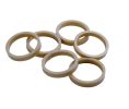 Major CCB-732 7/32" Collars - Brass Color - 6 per Pack