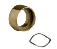Major CGL3 Long Cylinder Guard - Polished Brass Plated Finish