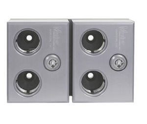 Major KT-420-114 Key Trap, 2 Gang, for Schlage Modular Cylinders, 1-1/4" Cylinder