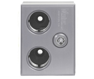 Major KT-410-114 Key Trap, Single, for Schlage Modular Cylinders, 1-1/4" Cylinder