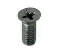 Major LS-39-25 Machine Screws for Steel Doors and Frames - Zinc Plate - 25 per Pack