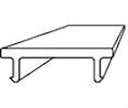 Markar MP-810 68BZ Bronze Anodized Snap-on Cover for 100 Series Hinge - 80" Length 