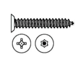 Markar TORX-PBS12150SP10SS24 Stainless Steel Torx 12-8 x 1-1/2 x #10 Head, Particle Board Screw