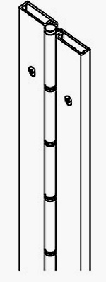 Markar FS 301 US32D120 120 in Heavy Duty Hinge