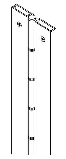 Markar FS 302 US32D079 79 in Heavy Duty Hinge