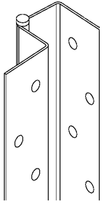 Markar HG 326 US32D085 85 in Heavy Duty Hinge