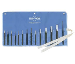 Mayhew 479-61044 Mayhew™ Tools 14 Pc. Punch & Chisel Kits