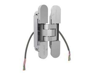 McKinney MK100-CC12 BLK Concealed Electric Hinge with Concealed Circuit Black Finish