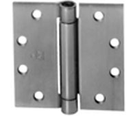 McKinney 15024426D Full Mortise 4" x 4" Spring Hinge - Satin Chrome