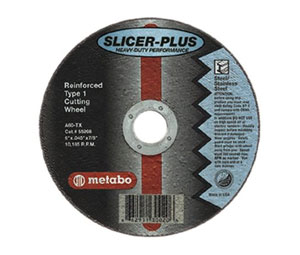 Metabo 469-55351 "SLICER-PLUS" High Performance Cutting Wheel - 4 1/2" Diam
