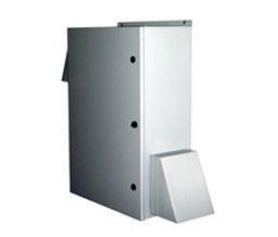 Mier BW136FC Temperature Controlled Outdoor NEMA3R Enclosure with Fan, Filter and Rain Shrouds 