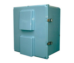 Mier BWFC181610  Temperature Controlled Outdoor NEMA3R Enclosure with Fan, Filter and Rain Shrouds 