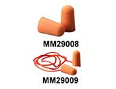 3M MM29009 Corded NRR 29dB Foam Ear Plugs Protection - 1 Box
