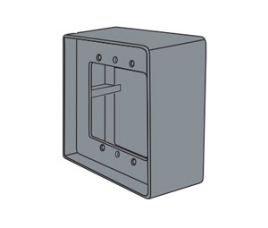 MS Sedco 1015 Two-Piece Surface Switch Mounting Box 
