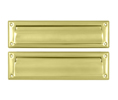 Deltana MS212U3 Mail Slot 13 1/8" with Interior Flap - Polished Brass