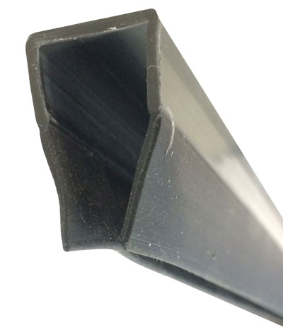 Door Shoe with Flexible TPV Double Fin