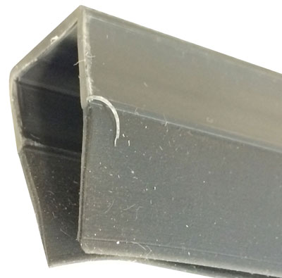 Door Shoe with Flexible TPV Double Fin