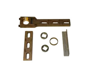 National Door Controls Cmp. NDC102-EL Retro fit Pivot Kit for End Loaded Overhead Concealed Door Closers