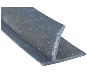 National Guard Products 5040B 300 Brown Silicone Fin Self-Adhesive Gasketing 1/2" x 5/16" x 300 ft. Roll