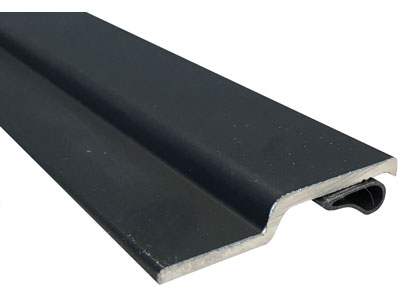 Aluminum Overlapping Astragal Seal with Silicone insert