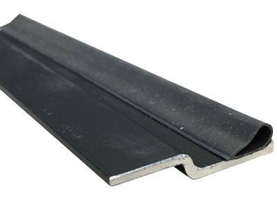 Aluminum Overlapping Astragal Seal with Silicone insert