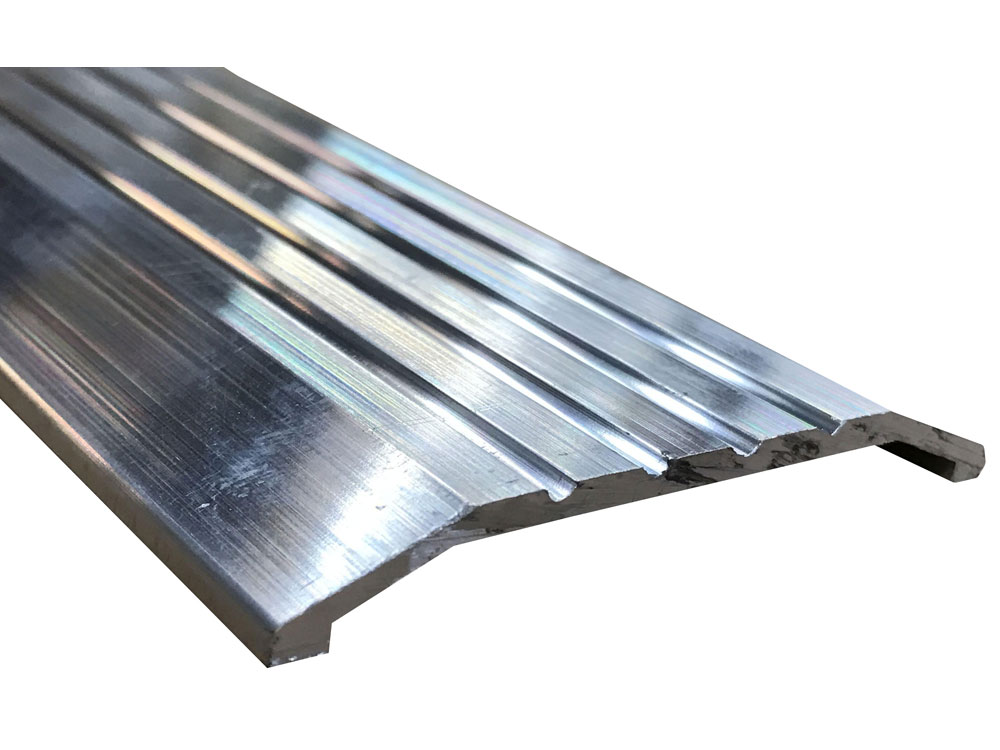 thumbnail interactive-video image 1 of Fire Rated Aluminum Carpet Threshold Saddle - ADA Compliant 3.5"W X 48"L Transition Strip 1 of 11