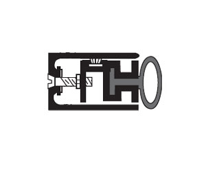 National Guard Products 1038NDKB 80" Dark Bronze Anodized Aluminum Adjustable Perimeter Seal with Neoprene insert